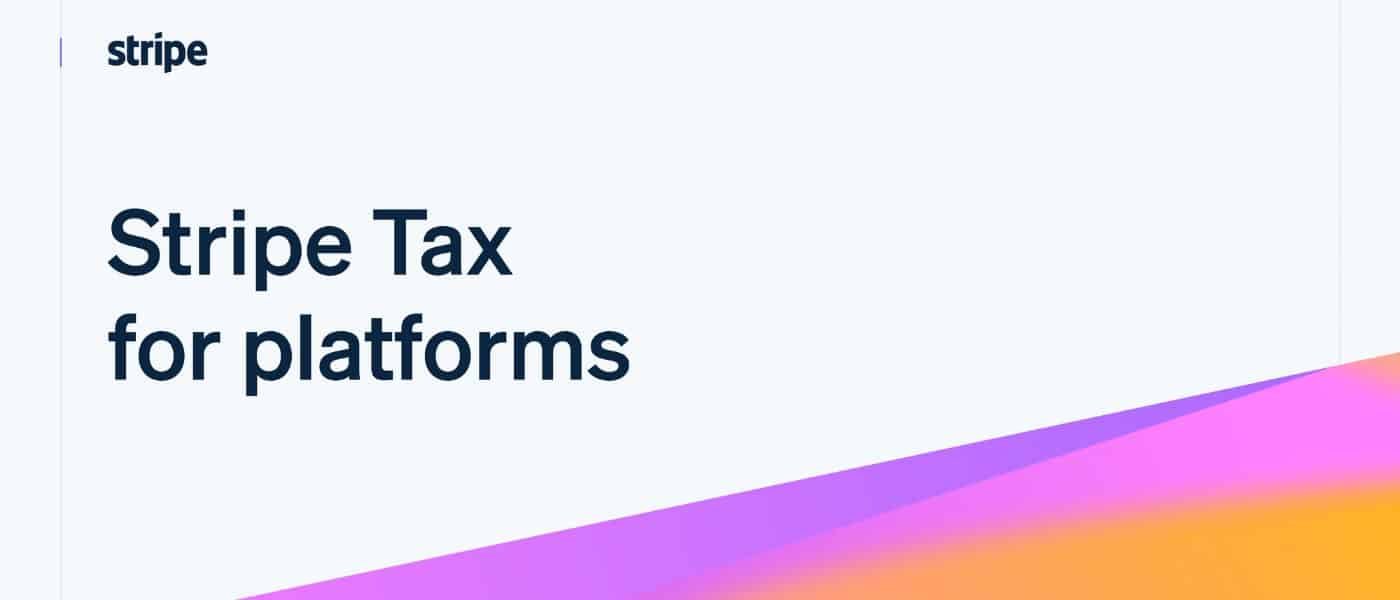 Stripe Tax for platforms
