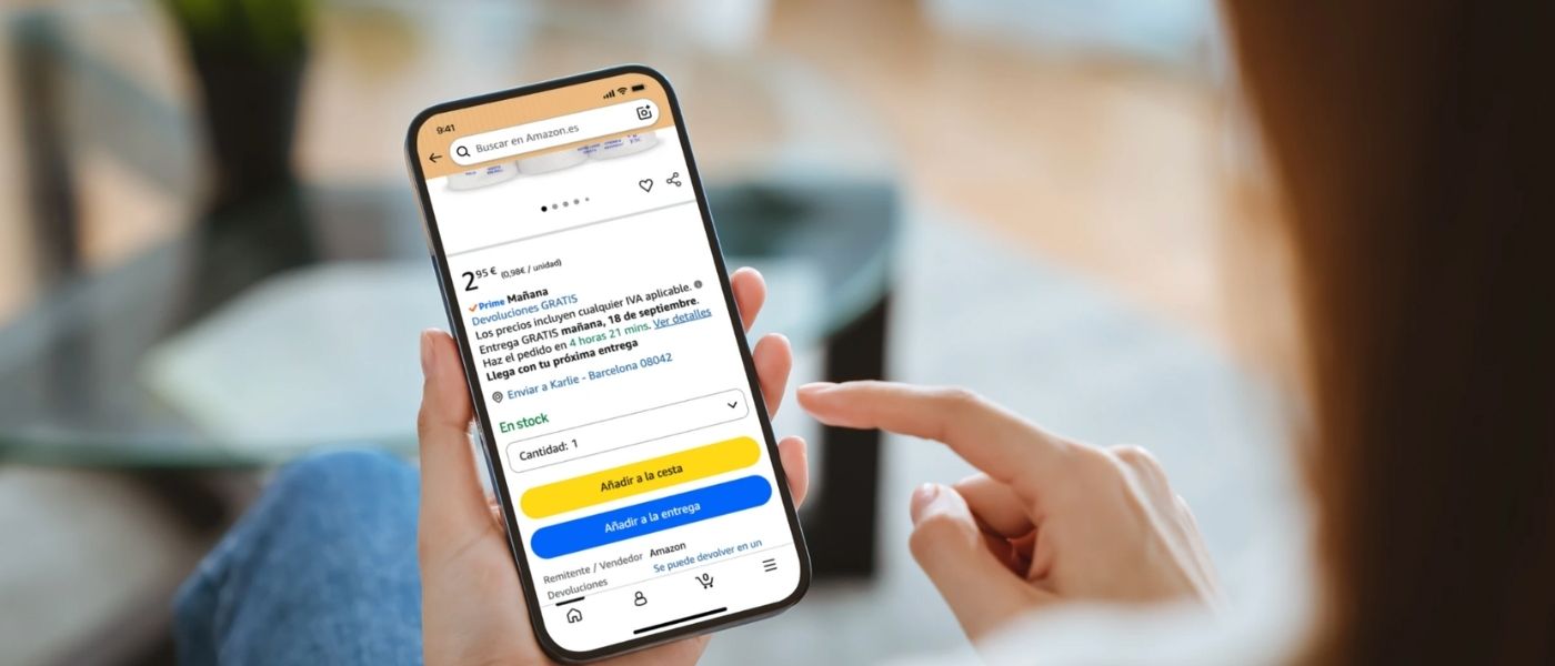 Amazon añadir a la entrega
